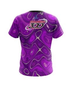 Alternative view of Columbia 300 Psychedelic Purple Flow CoolWick Bowling Jersey