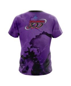 Alternative view of Columbia 300 Purple Graffiti Grunge CoolWick Bowling Jersey