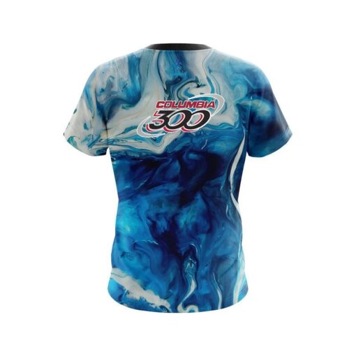 Columbia 300 Sea Splash CoolWick Bowling Jersey - Image 2