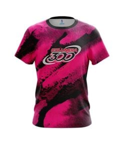 Columbia 300 Solid Pink Grunge CoolWick Bowling Jersey