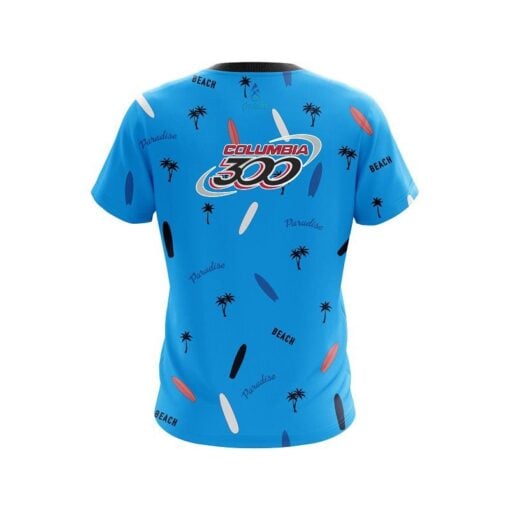 Columbia 300 Paradise Palms CoolWick Bowling Jersey - Image 2