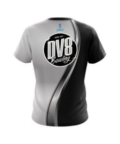 Alternative view of DV8 Black And Silver Helix CoolWick Bowling Jersey