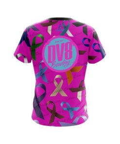 Alternative view of DV8 Cancer Sucks CoolWick Bowling Jersey