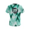 DV8 Chevron Green CoolWick Bowling Jersey - Image 2