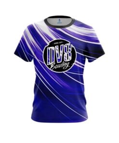 DV8 Deep Blue Stripes CoolWick Bowling Jersey
