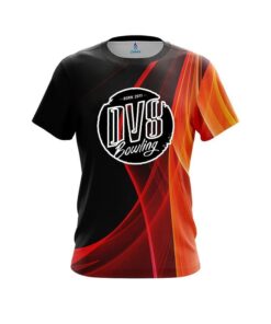 DV8 Deep Orange Curve CoolWick Bowling Jersey