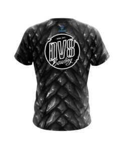 Alternative view of DV8 Black Dragon Scales CoolWick Bowling Jersey