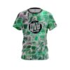 DV8 Green Exotic Motion CoolWick Bowling Jersey