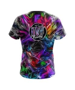 Alternative view of DV8 Liquid Hypno Swirl CoolWick Bowling Jersey