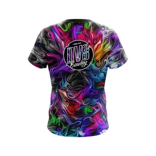 DV8 Liquid Hypno Swirl CoolWick Bowling Jersey - Image 2