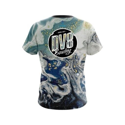 DV8 Marbleized Ripple Pattern CoolWick Bowling Jersey - Image 2