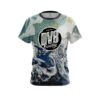 DV8 Marbleized Ripple Pattern CoolWick Bowling Jersey