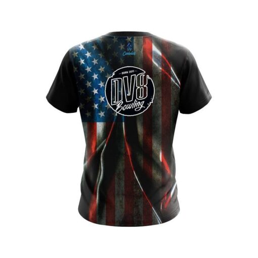 DV8 Old Glory CoolWick Bowling Jersey - Image 2