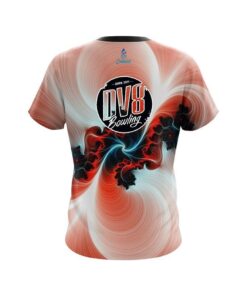 Alternative view of DV8 Peach Motion Vortex CoolWick Bowling Jersey