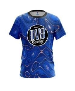DV8 Psychedelic Blue Flow CoolWick Bowling Jersey