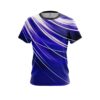 Plain Deep Blue Stripes CoolWick Bowling Jersey