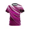 Plain Deep Pink Stripes CoolWick Bowling Jersey