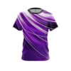 Plain Deep Purple Stripes CoolWick Bowling Jersey