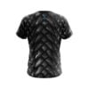 Plain Black Dragon Scales CoolWick Bowling Jersey - Image 2