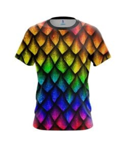 Plain Colorful Dragon Scales CoolWick Bowling Jersey