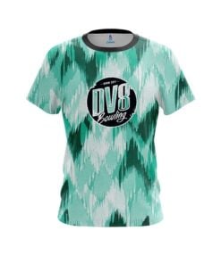 DV8 Chevron Green CoolWick Bowling Jersey