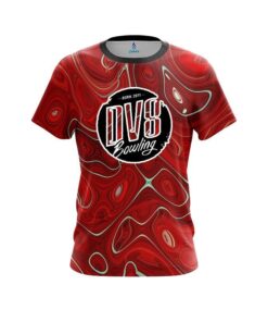 DV8 Psychedelic Red Flow CoolWick Bowling Jersey