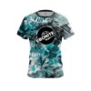 Ebonite Aqua Tropical Leafs Effect CoolWick Bowling Jersey
