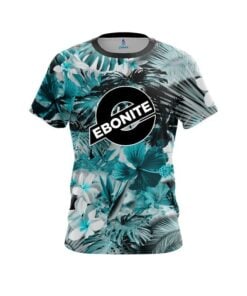 Ebonite Aqua Tropical Leafs Effect CoolWick Bowling Jersey