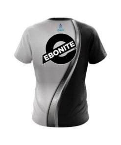Alternative view of Ebonite Black And Silver Helix CoolWick Bowling Jersey