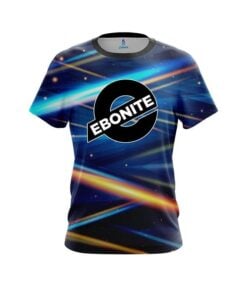 Ebonite Blue Futuristic Rays CoolWick Bowling Jersey