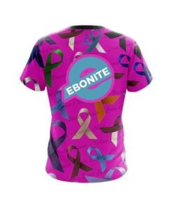 Alternative view of Ebonite Cancer Sucks CoolWick Bowling Jersey