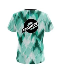 Alternative view of Ebonite Chevron Green CoolWick Bowling Jersey