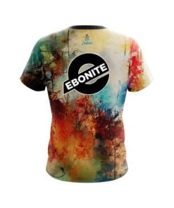 Alternative view of Ebonite Colorful Painted Canvas Grunge CoolWick Bowling Jersey