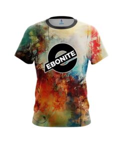 Ebonite Colorful Painted Canvas Grunge CoolWick Bowling Jersey