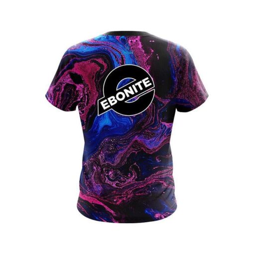 Ebonite Cotton Candy Marble CoolWick Bowling Jersey - Image 2