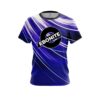 Ebonite Deep Blue Stripes CoolWick Bowling Jersey