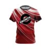 Ebonite Deep Red Stripes CoolWick Bowling Jersey