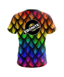 Alternative view of Ebonite Colorful Dragon Scales CoolWick Bowling Jersey