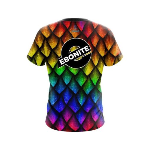 Ebonite Colorful Dragon Scales CoolWick Bowling Jersey - Image 2