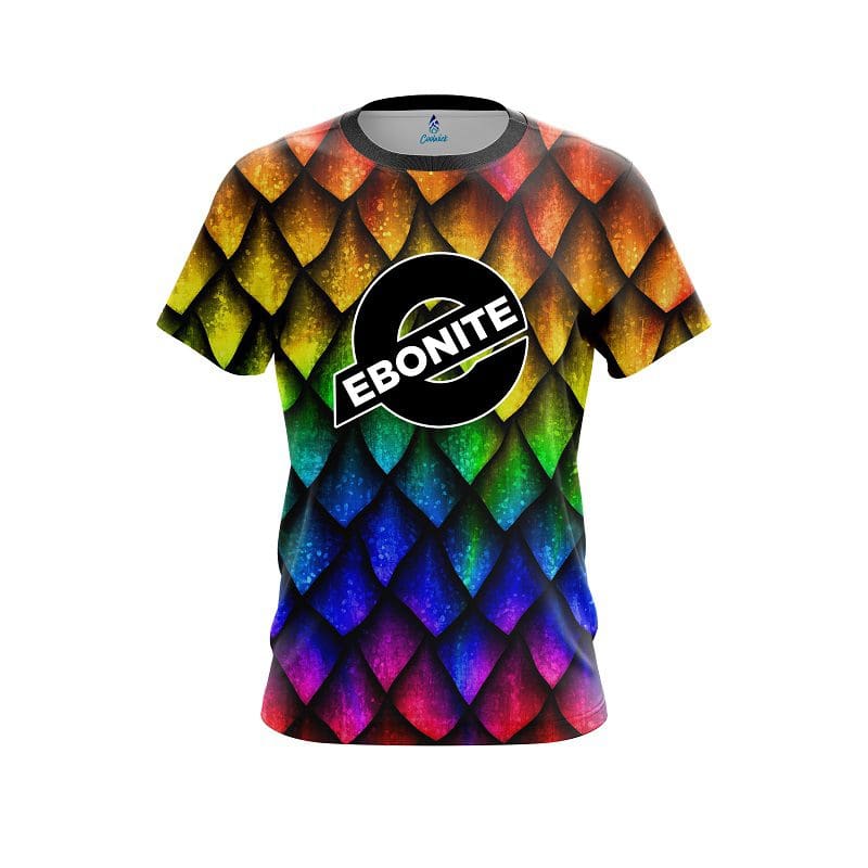 Ebonite Colorful Dragon Scales CoolWick Bowling Jersey