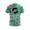 Ebonite Green Exotic Motion CoolWick Bowling Jersey - Image 2