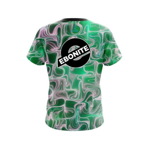 Ebonite Green Exotic Motion CoolWick Bowling Jersey - Image 2