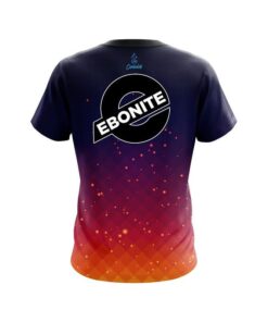 Alternative view of Ebonite Orange And Pink Fire Sparks CoolWick Bowling Jersey