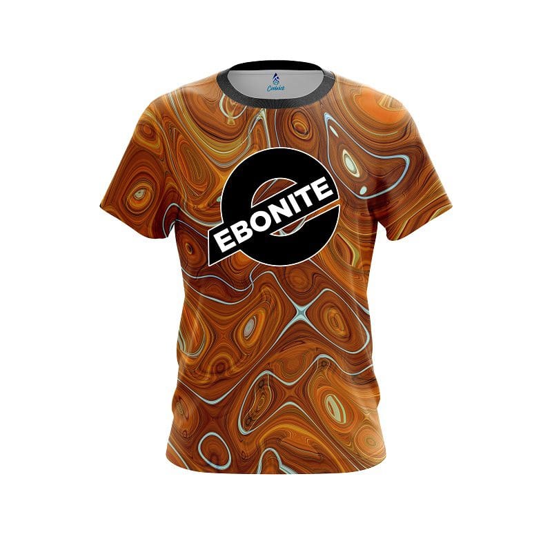 Ebonite Psychedelic Orange Flow CoolWick Bowling Jersey
