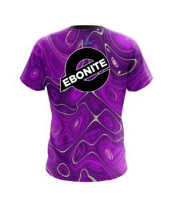 Alternative view of Ebonite Psychedelic Purple Flow CoolWick Bowling Jersey