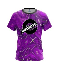 Ebonite Psychedelic Purple Flow CoolWick Bowling Jersey