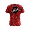 Ebonite Psychedelic Red Flow CoolWick Bowling Jersey - Image 2