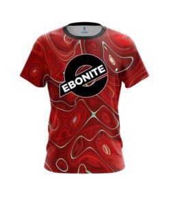 Ebonite Psychedelic Red Flow CoolWick Bowling Jersey