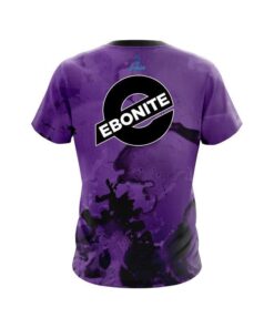 Alternative view of Ebonite Purple Graffiti Grunge CoolWick Bowling Jersey