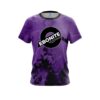 Ebonite Purple Graffiti Grunge CoolWick Bowling Jersey
